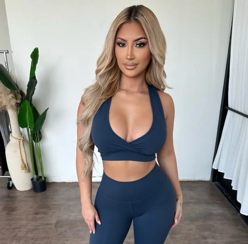 Faye Top (Navy) sold by OOTDFash