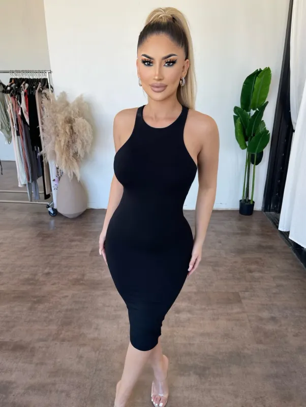 Maisie Sleeveless Dress(Black) sold by OOTDFash