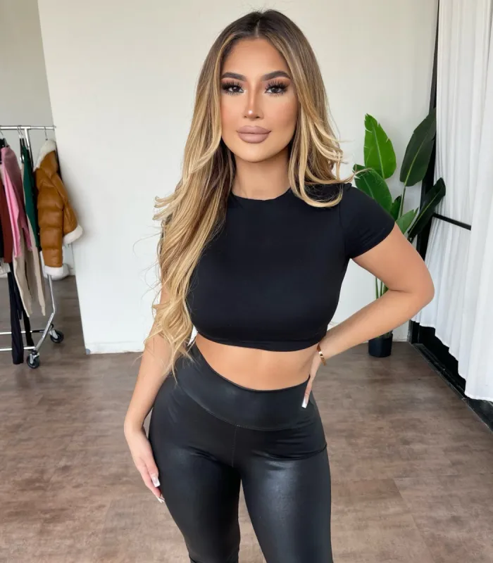 Nicky Cropped Top(Black) sold by OOTDFash