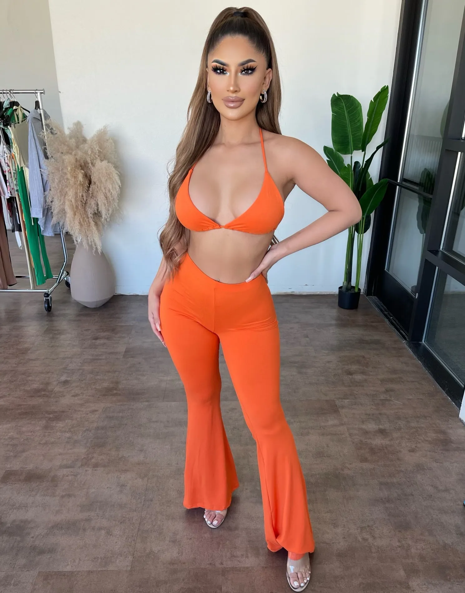 Clarissa Matching Set(Orange) sold by OOTDFash