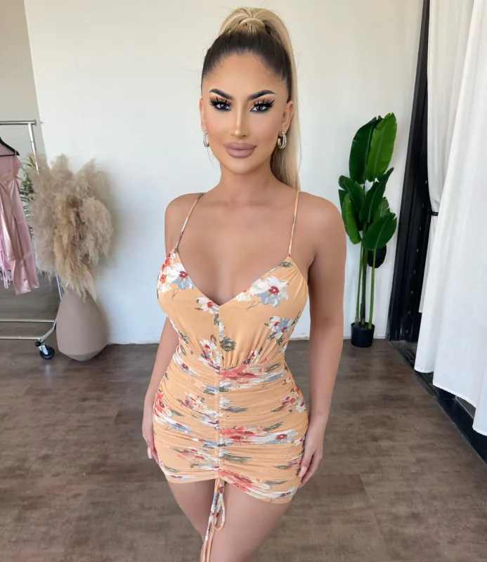 Alyssa Cami Dress(Orange) sold by OOTDFash