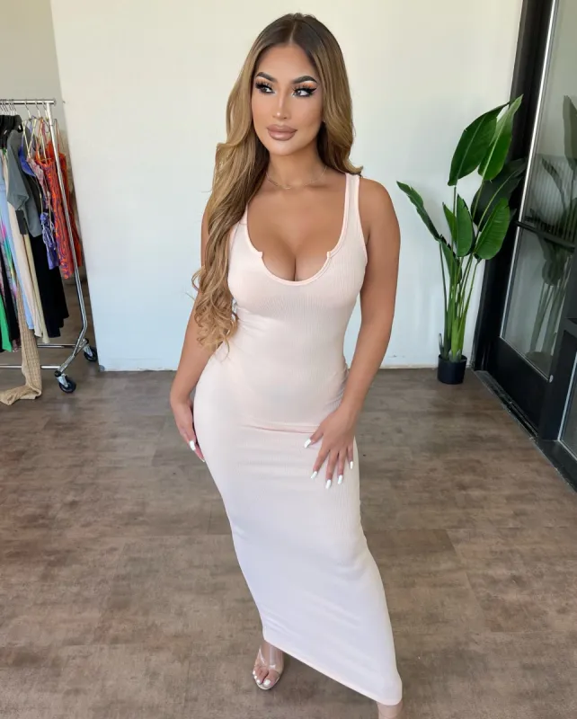 Drea Dress(Blush) sold by OOTDFash