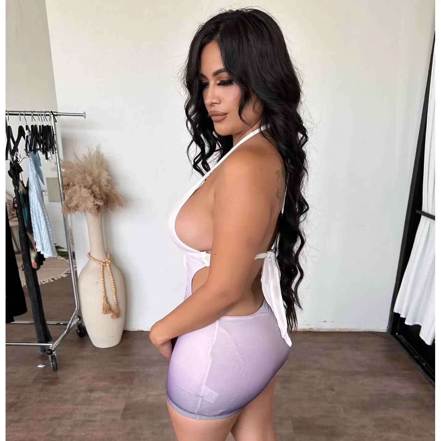 Diana Dress (Purple) sold by OOTDFash product image thumbnail 2