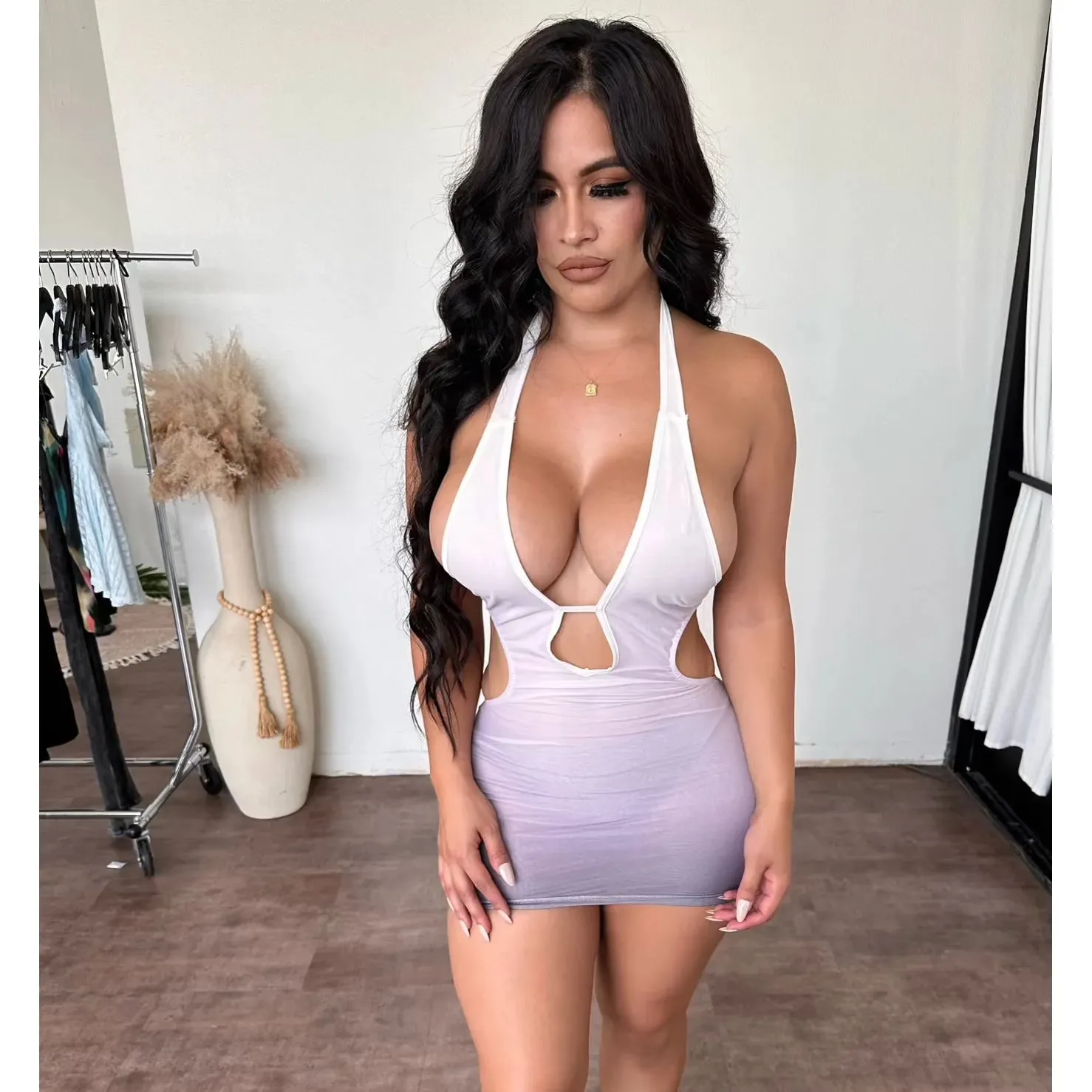 Diana Dress (Purple) sold by OOTDFash