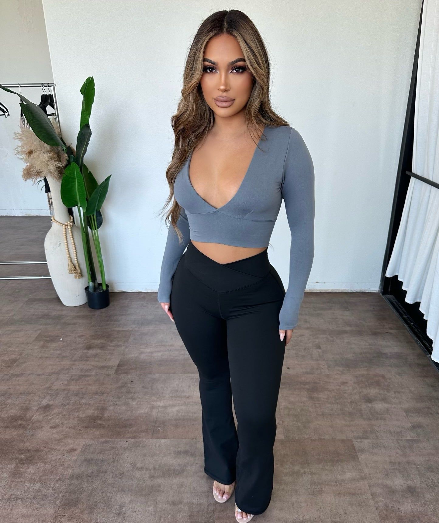 Plump Flare Leggings(Black) sold by OOTDFash