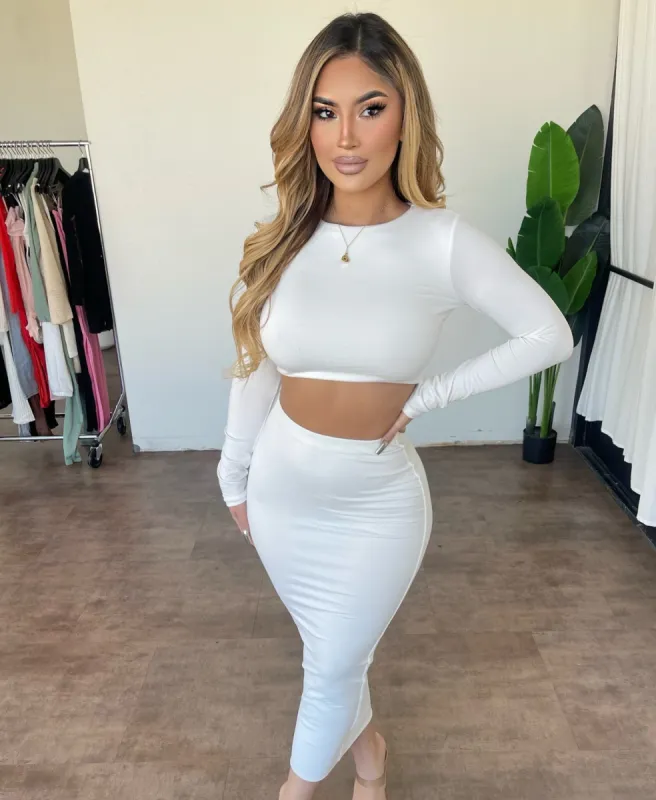 Brandy 2 Piece Set(White) sold by OOTDFash