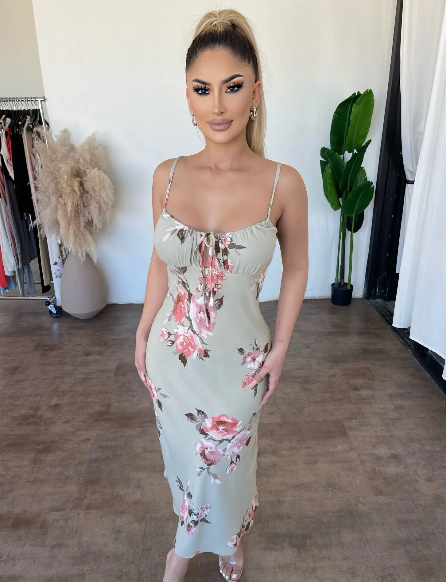 Maisy Maxi Dress(Sage) sold by OOTDFash