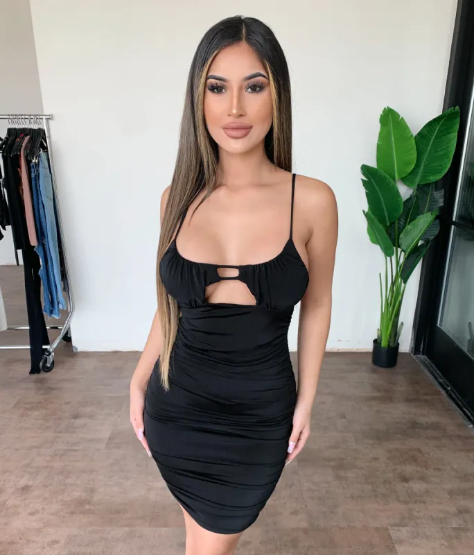 Kate Cami Halter Dress(Black) sold by OOTDFash