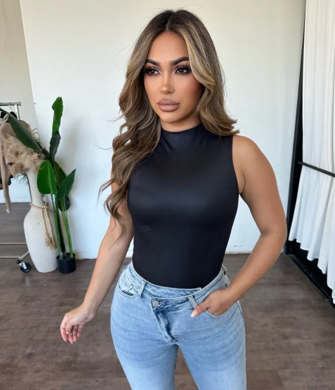 Zaria Bodysuit (Black) sold by OOTDFash