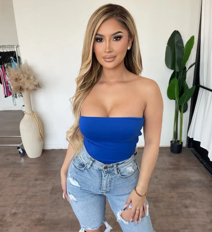 Airlea Tube Top (Royal Blue) sold by OOTDFash