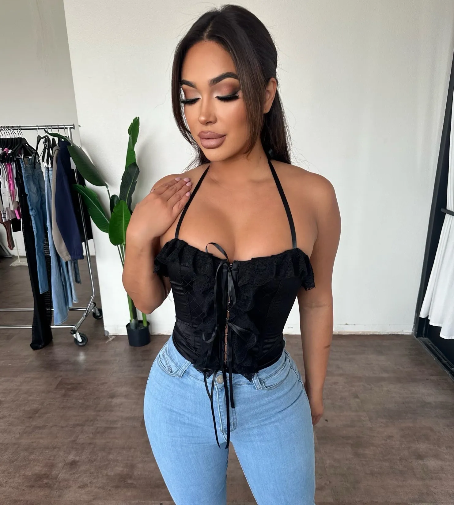 Tasha Top (Black) sold by OOTDFash