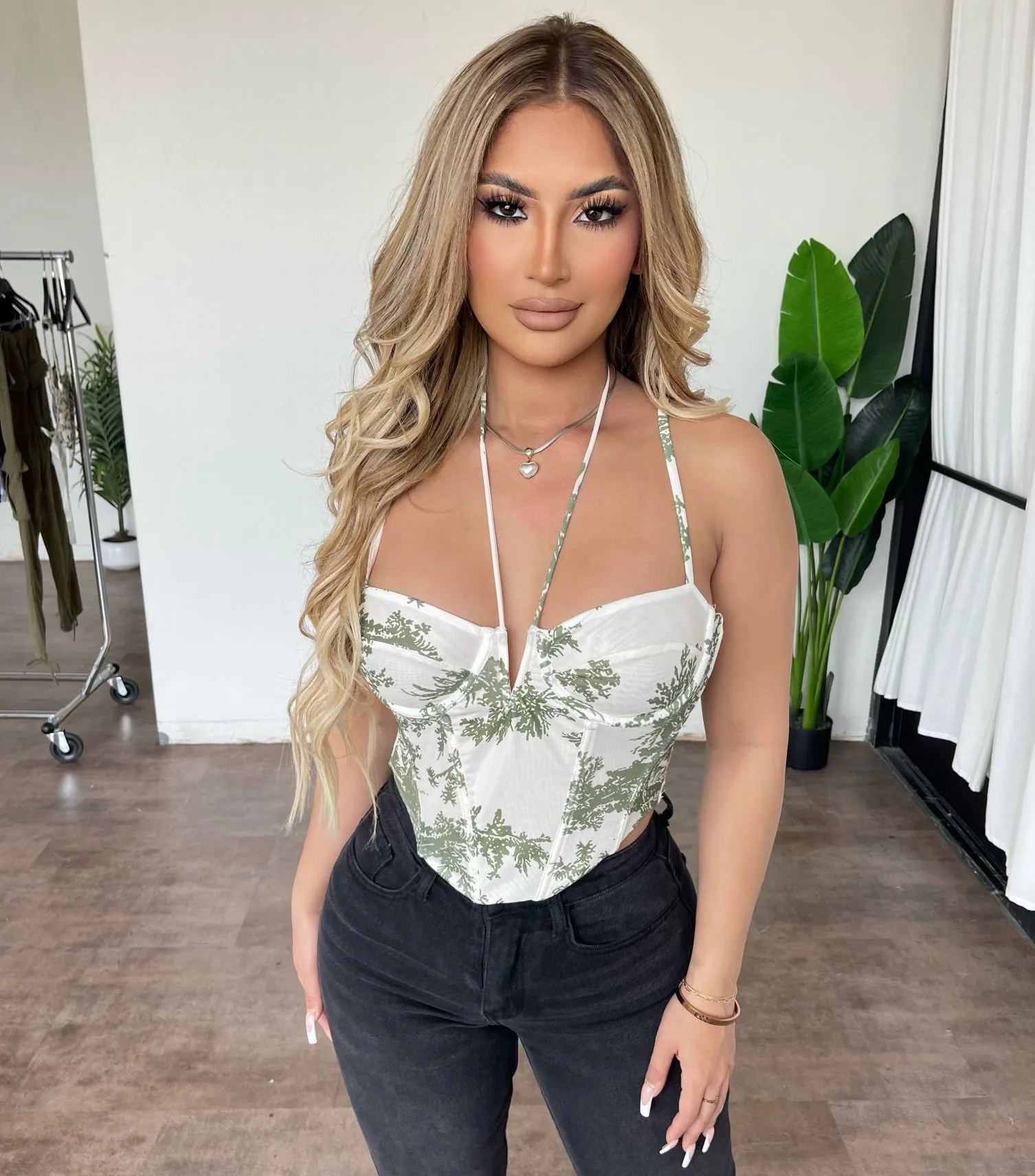 Gianna Corset Top (Cream) sold by OOTDFash