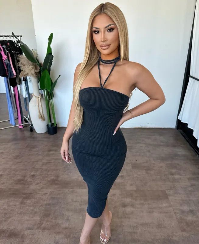 Maria Dress (Black) sold by OOTDFash