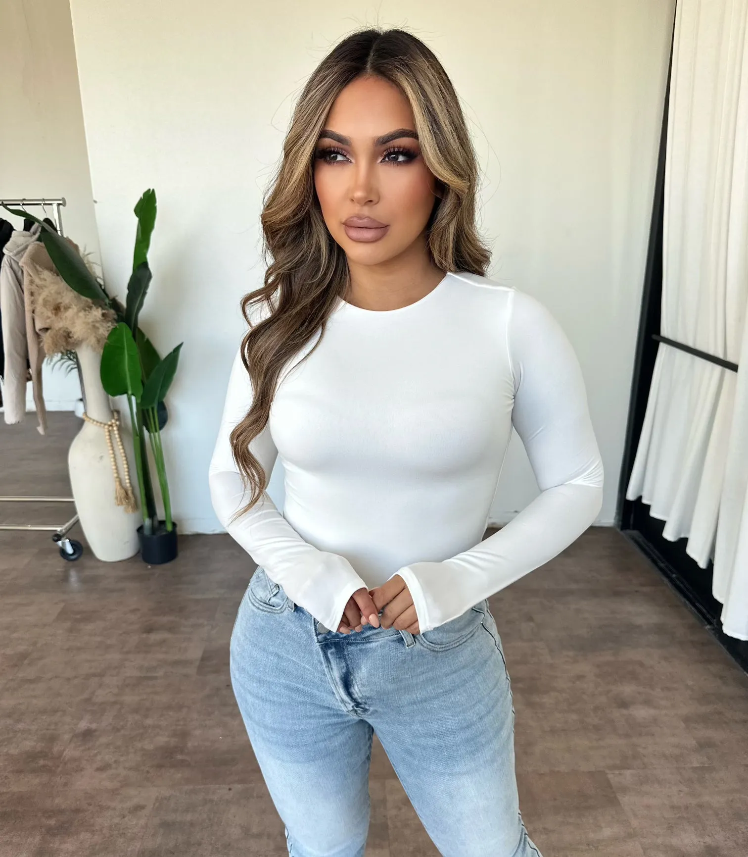 Eve Bodysuit (Off White) sold by OOTDFash