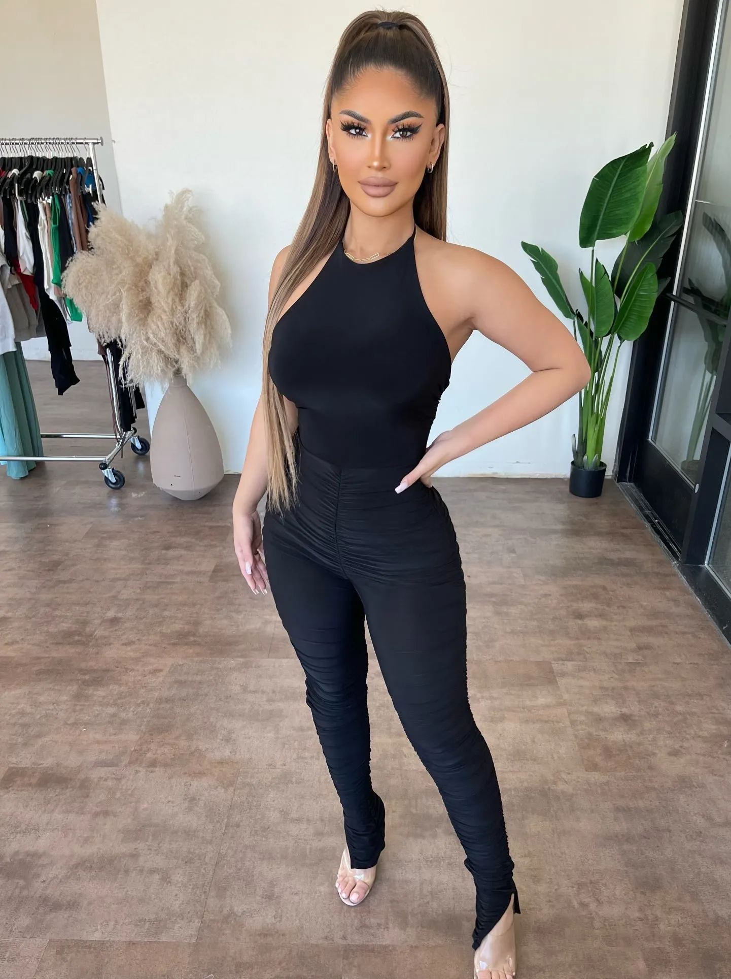 Missie Jumpsuit(Black) sold by OOTDFash