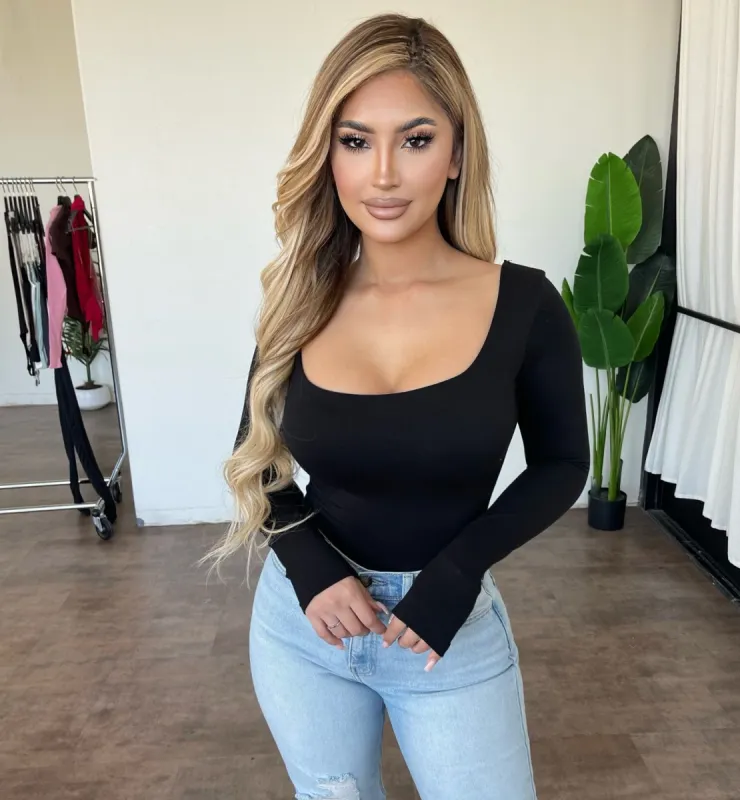 Malinda Bodysuit(Black) sold by OOTDFash