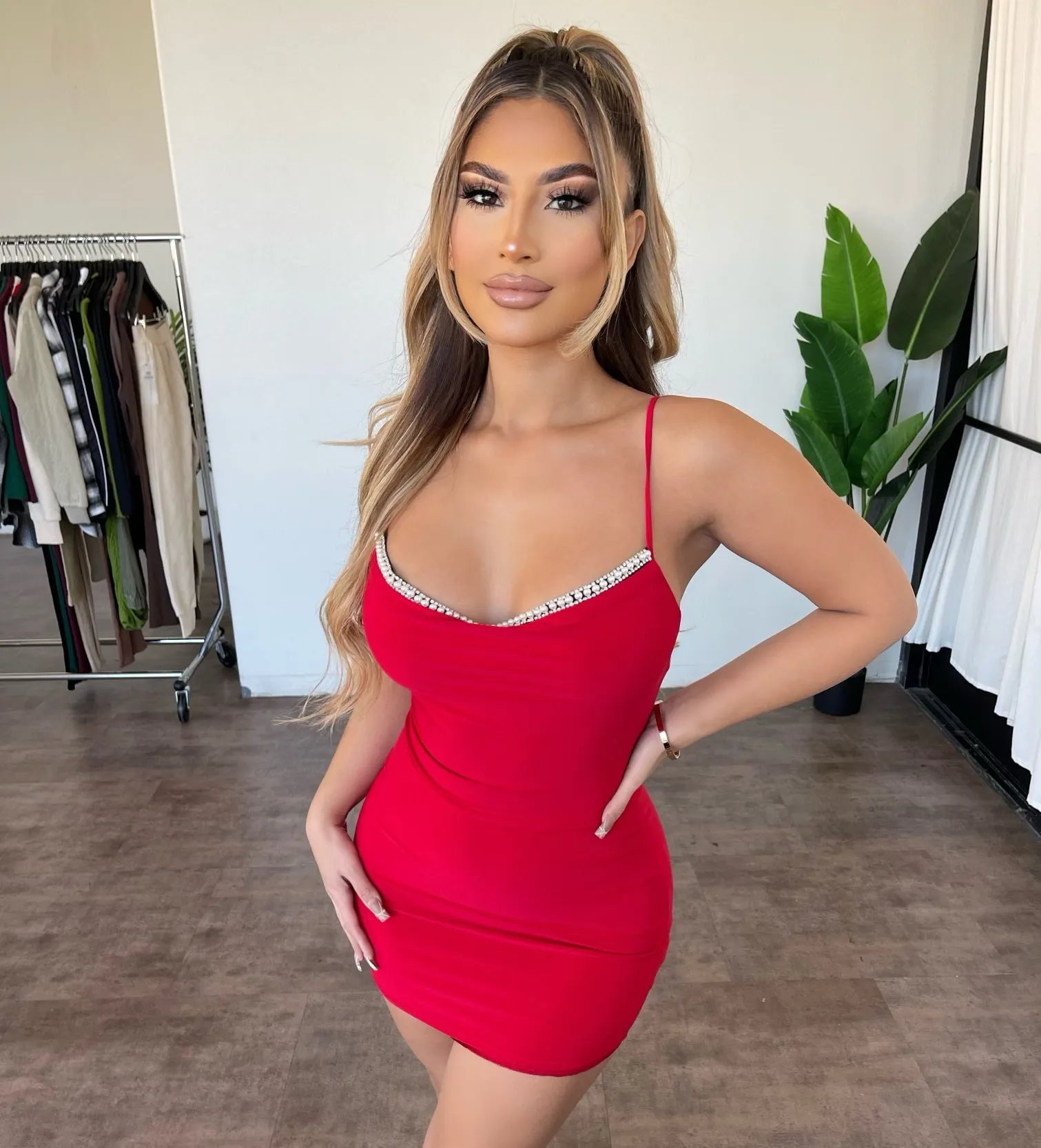 Isabel Dress(Red) sold by OOTDFash