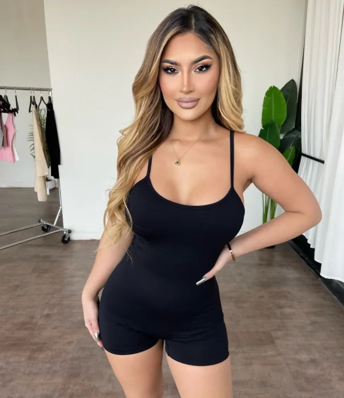 Carina Cami Romper(Black) sold by OOTDFash