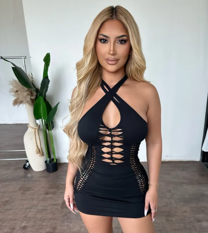 Lori Dress ( Black) sold by OOTDFash