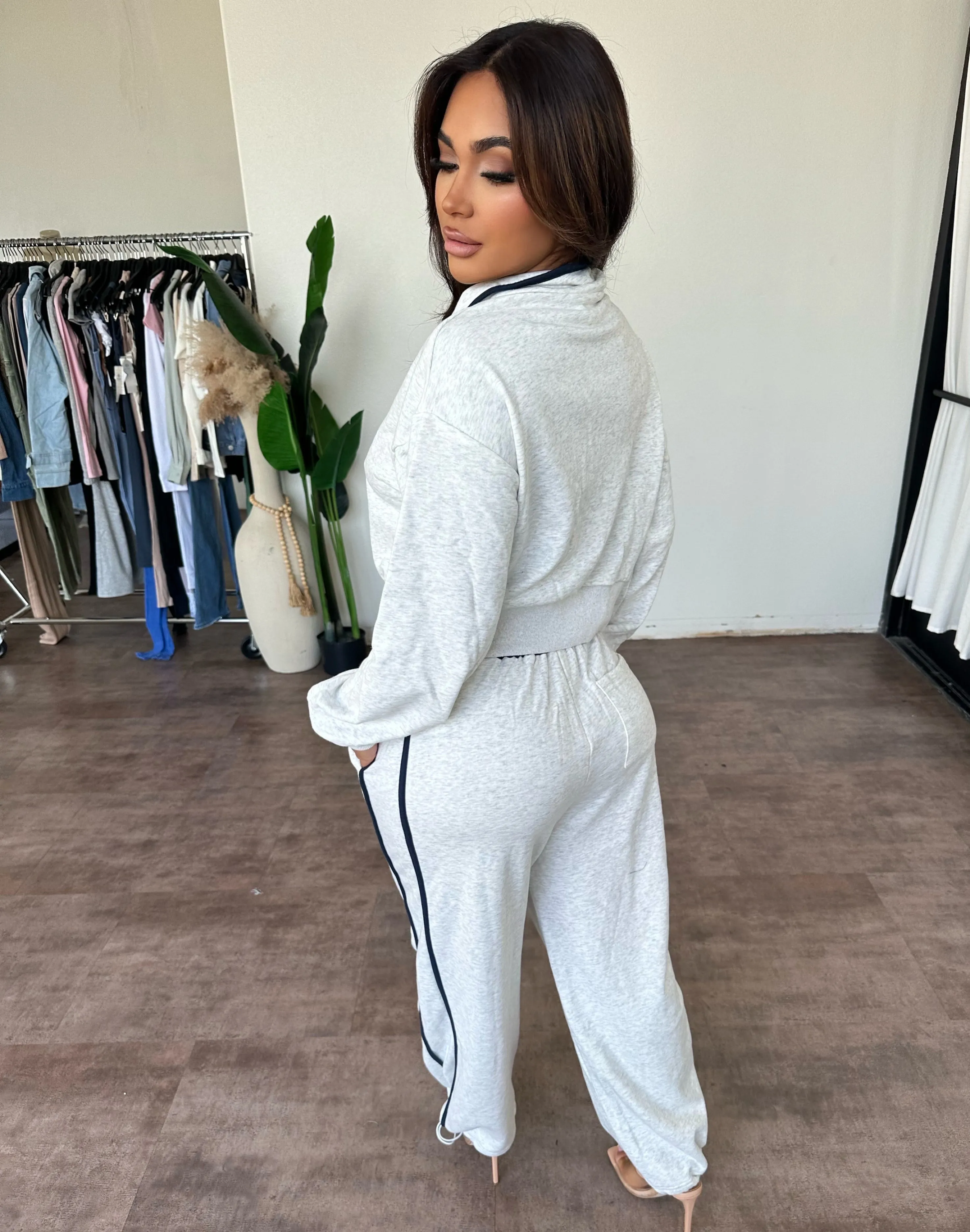 Hazel Set (Grey/Navy) sold by OOTDFash product image thumbnail 2