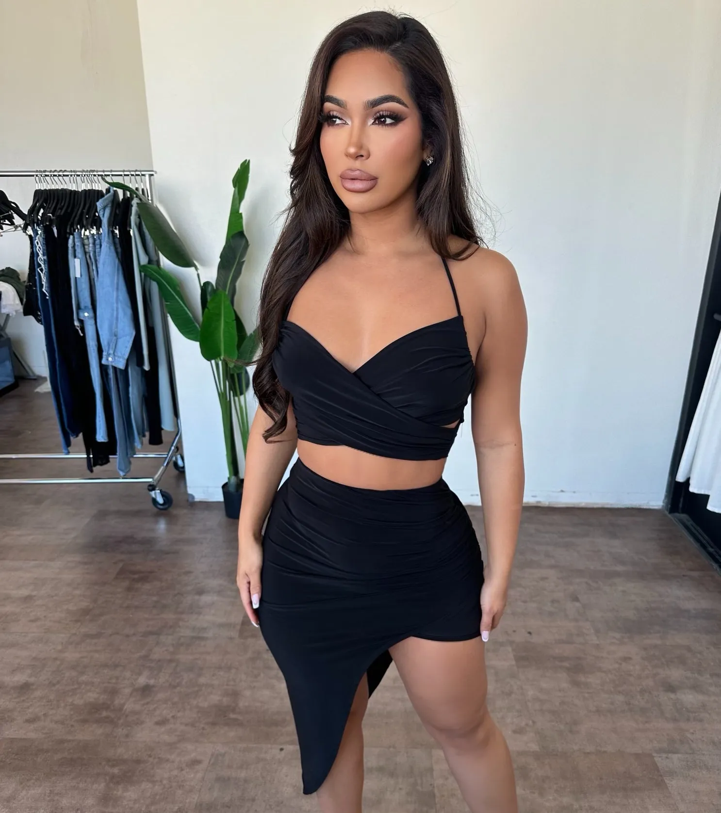 Stephanie Set (Black) sold by OOTDFash