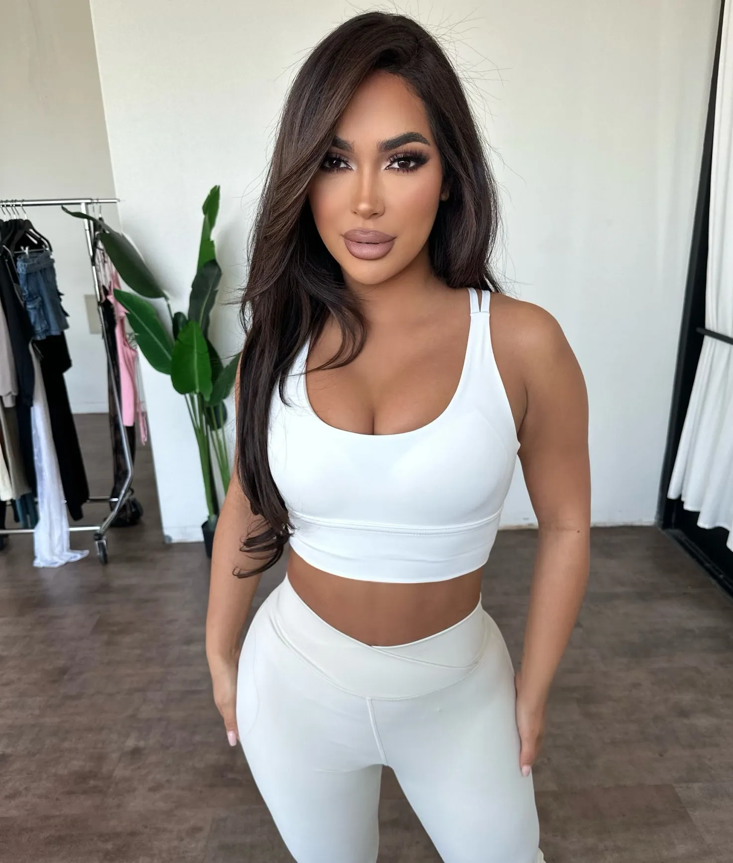 Venessa Sports Bra Top(White) sold by OOTDFash