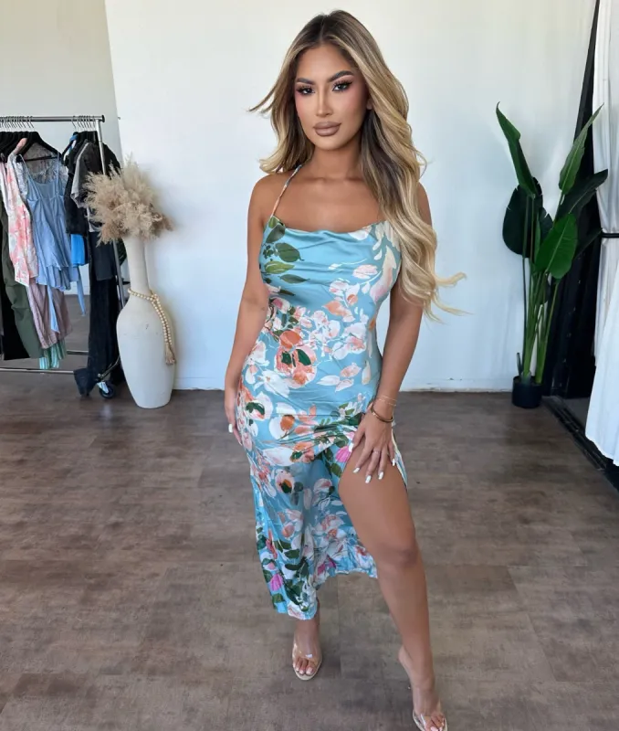 Helen Dress (Mint Multi) sold by OOTDFash