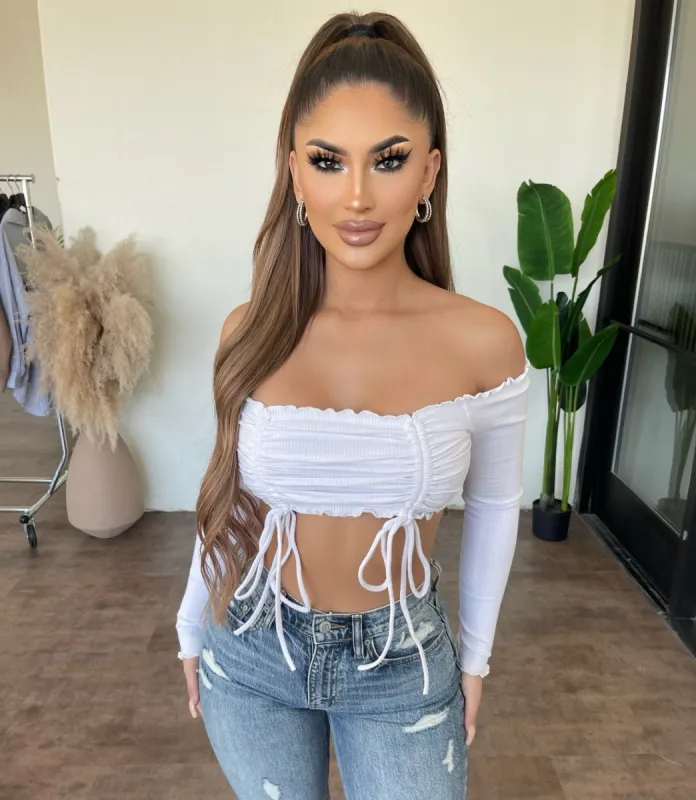 Faith Off Shoulder Top(Ivory)Final Sale sold by OOTDFash