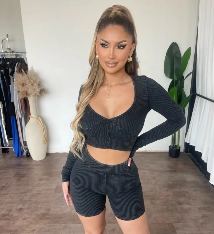 Kathy Set (Black) sold by OOTDFash