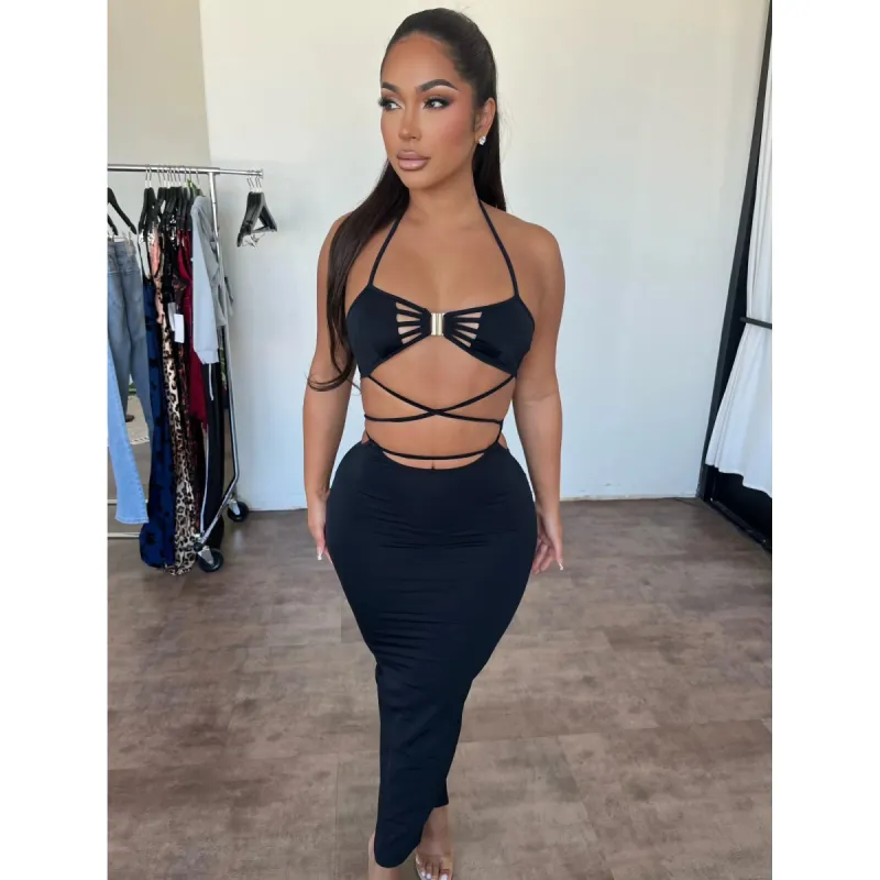 Rebecca Dress (Black) sold by OOTDFash