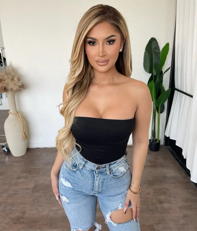 Airlea Tube Top (Black) sold by OOTDFash