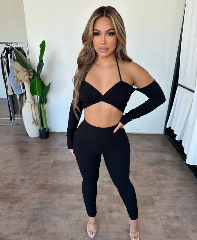 Tana Set (Black) sold by OOTDFash