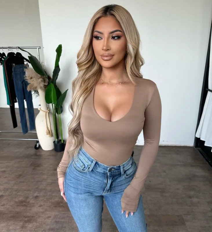 Demi Top (Light Mocha) sold by OOTDFash