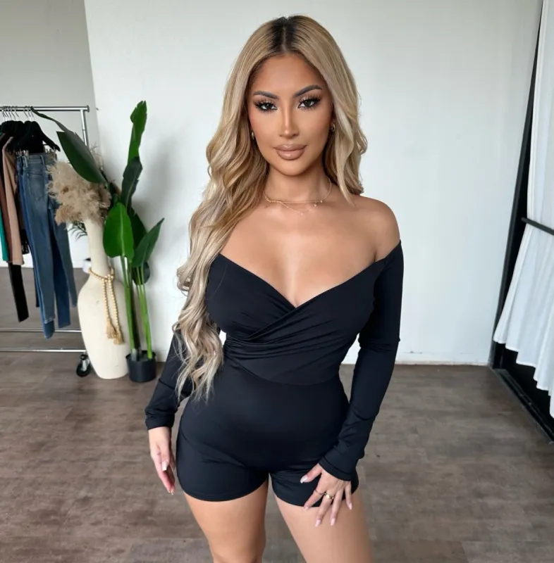 Arleth Romper (Black) sold by OOTDFash