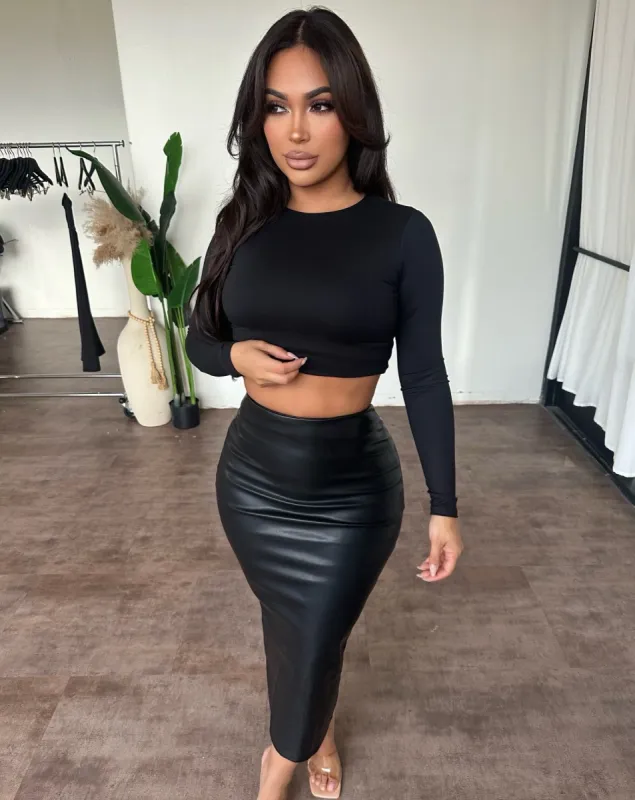 Jayla Skirt (Black) sold by OOTDFash