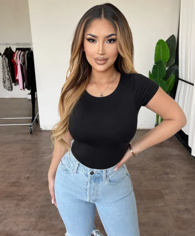 Yamilet Bodysuit(Black) sold by OOTDFash