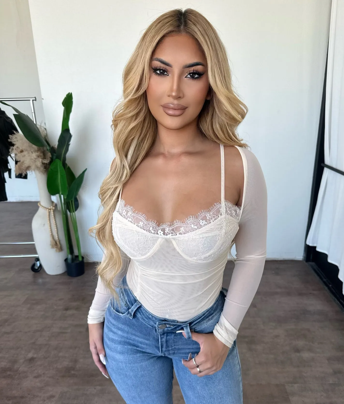 Gertina Top (Cream) sold by OOTDFash