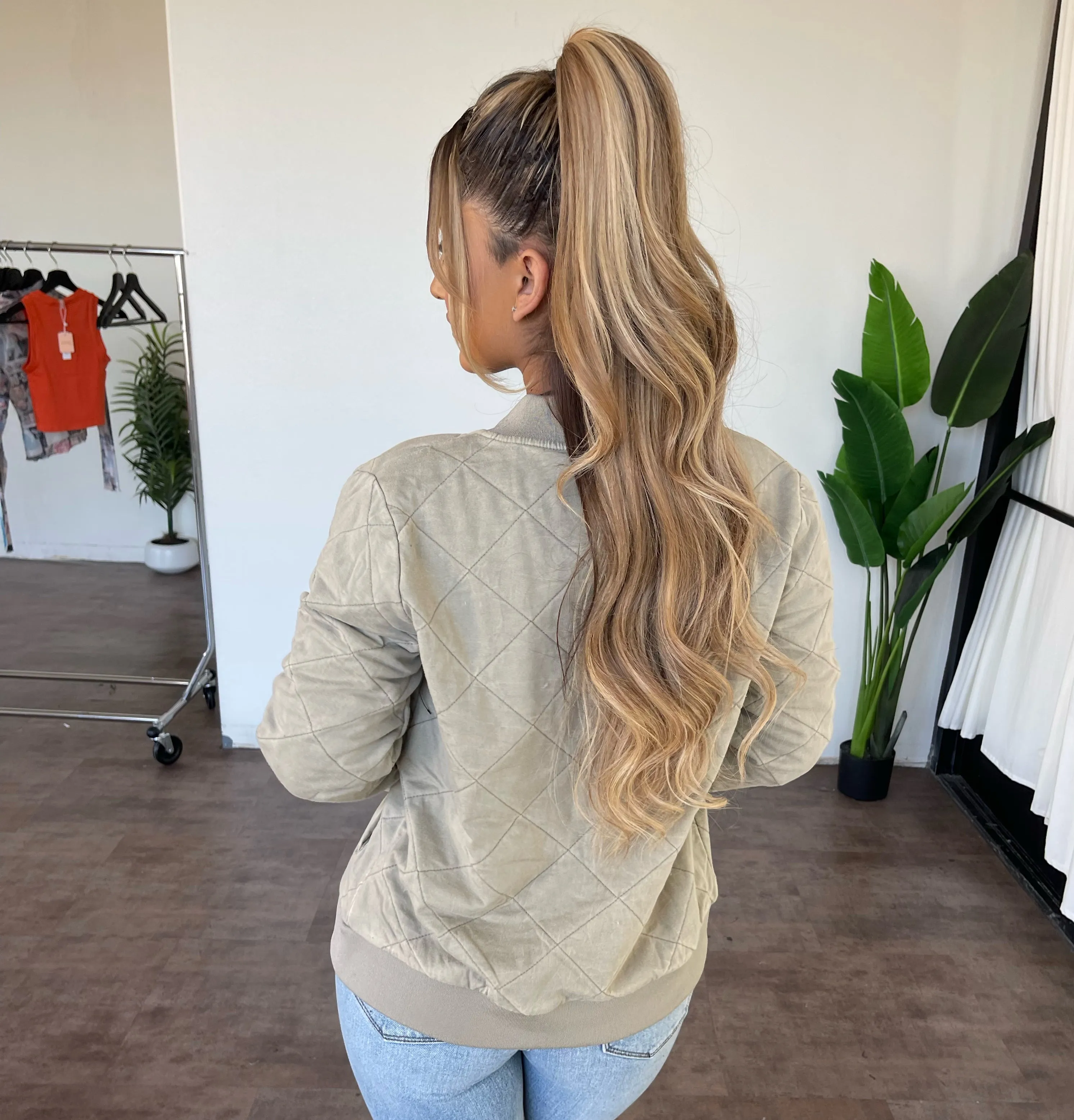 Janet Bomber Jacket(Taupe) sold by OOTDFash product image thumbnail 2