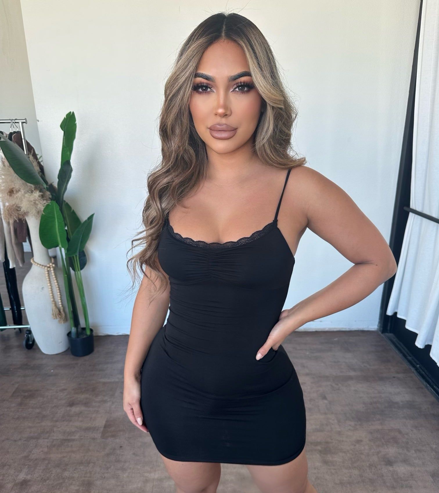 Diana Mini Dress (Black) sold by OOTDFash