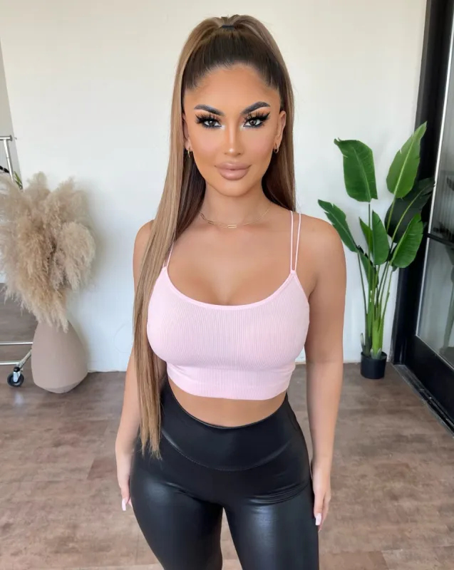 Karrie Cami Top(Pink) sold by OOTDFash