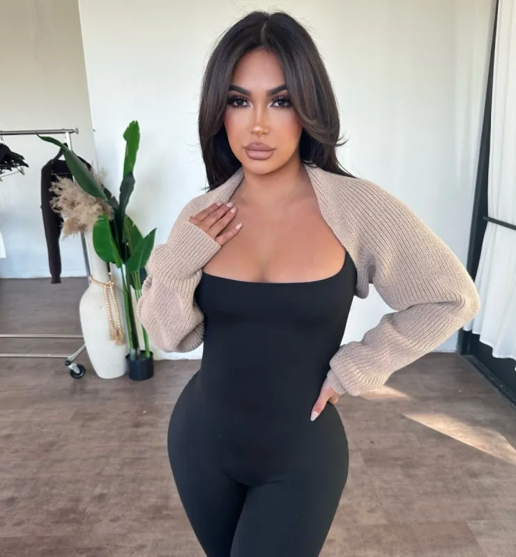 Amber Cardigan (Wheat) sold by OOTDFash