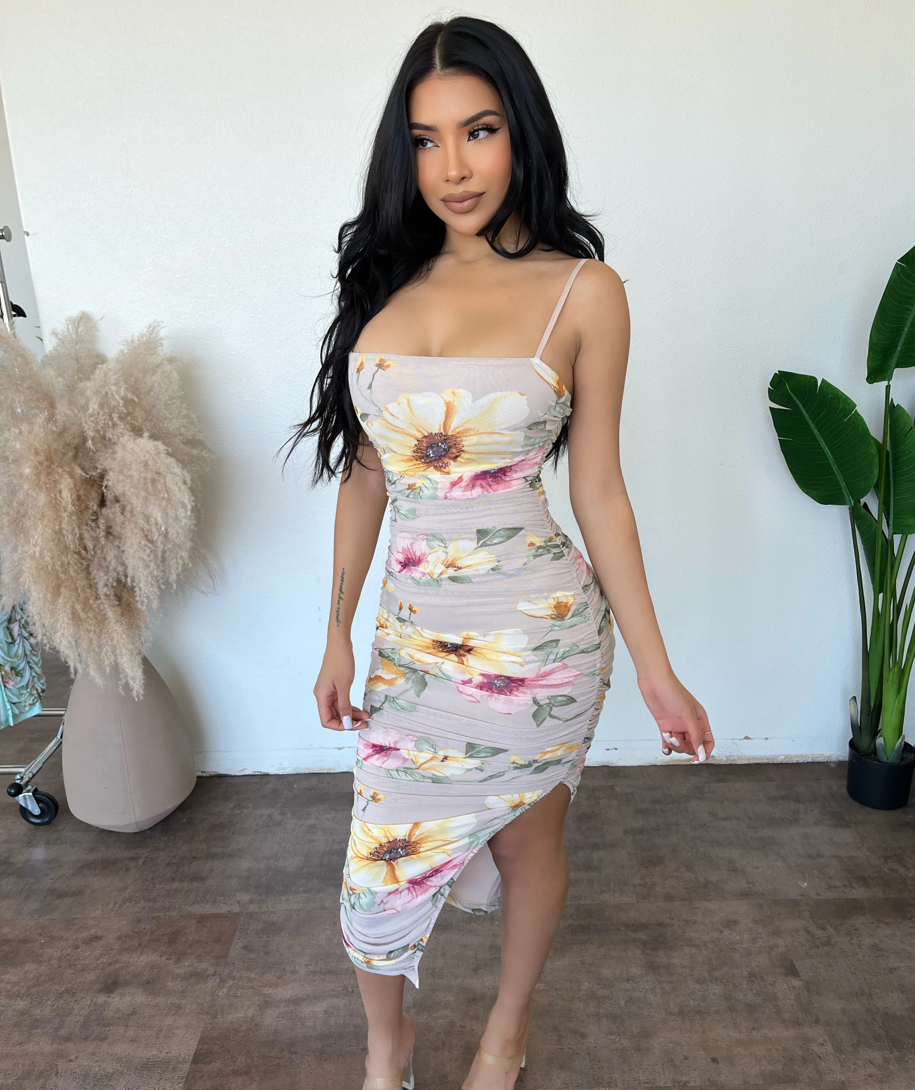 Darla Cami Dress(Nude) sold by OOTDFash