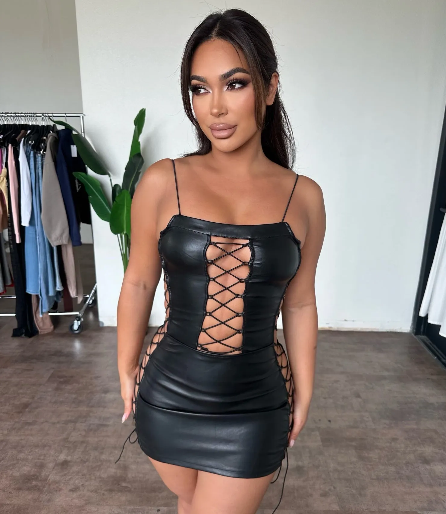 Tanisha dress (Black) sold by OOTDFash