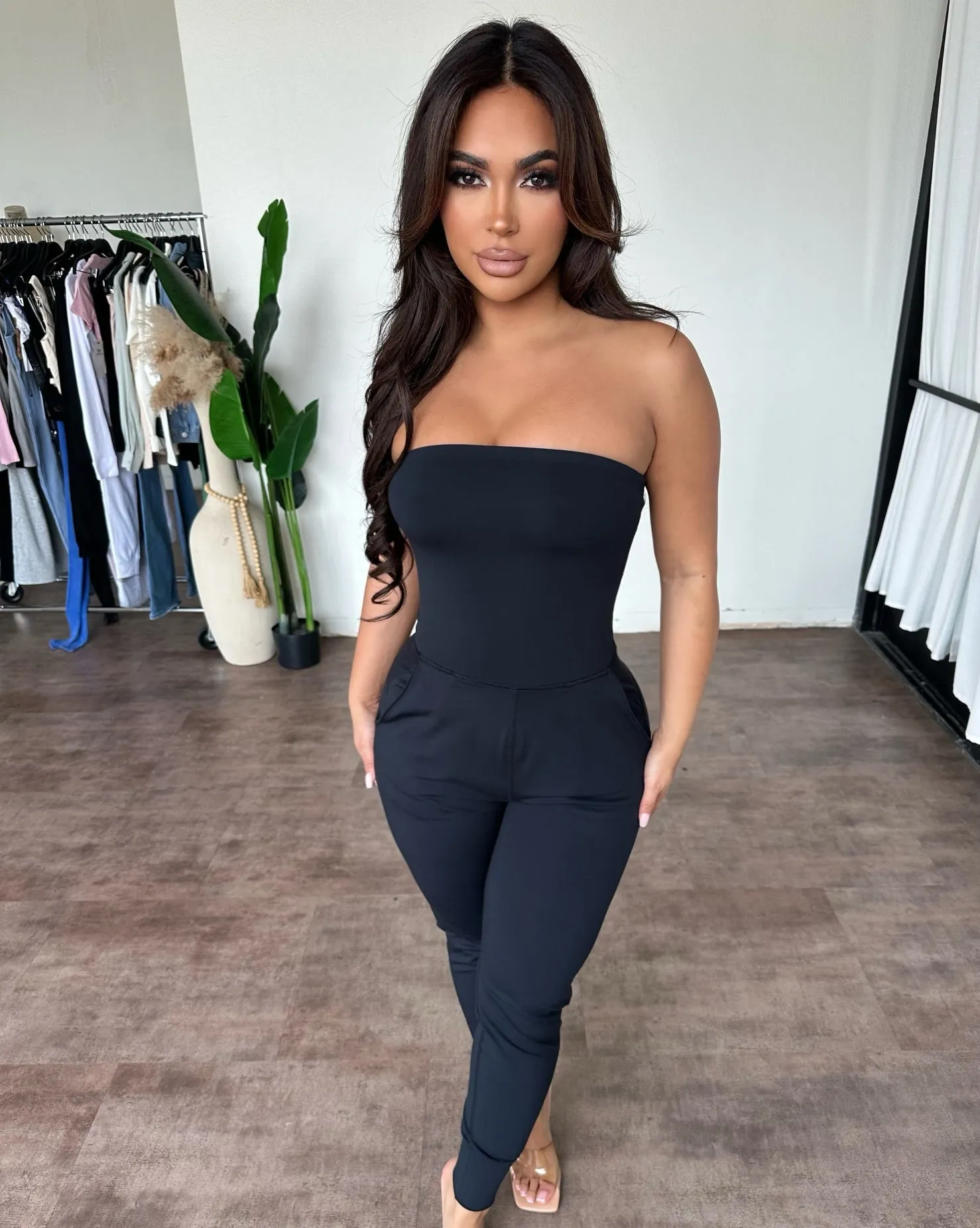 Amelia Jumpsuit (Black) sold by OOTDFash