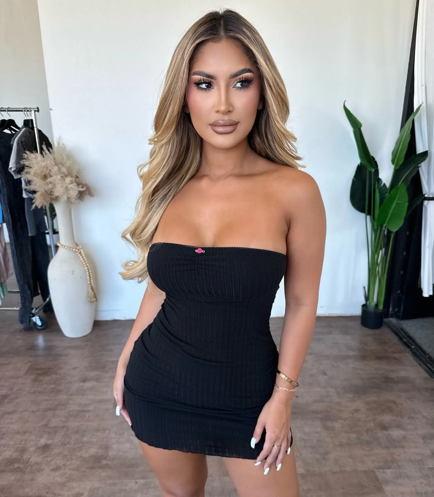 Lucy Dress (Black) sold by OOTDFash