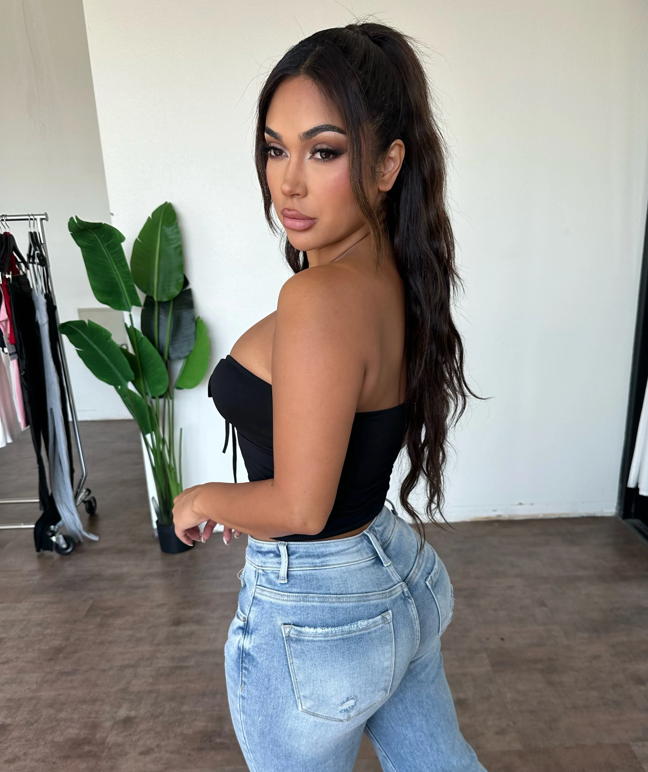 Iris Crop Top (Black) sold by OOTDFash product image thumbnail 2