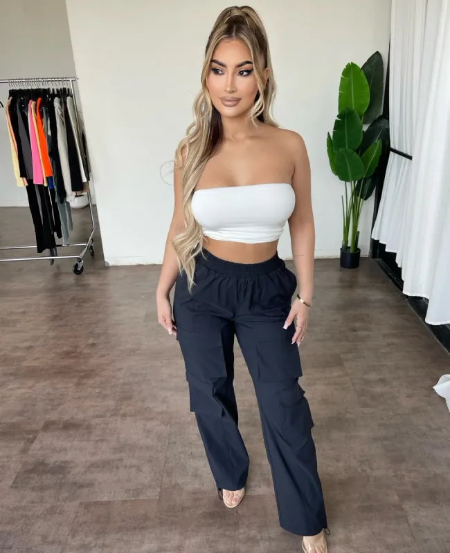 Robbert Cargo Pants(Black) sold by OOTDFash