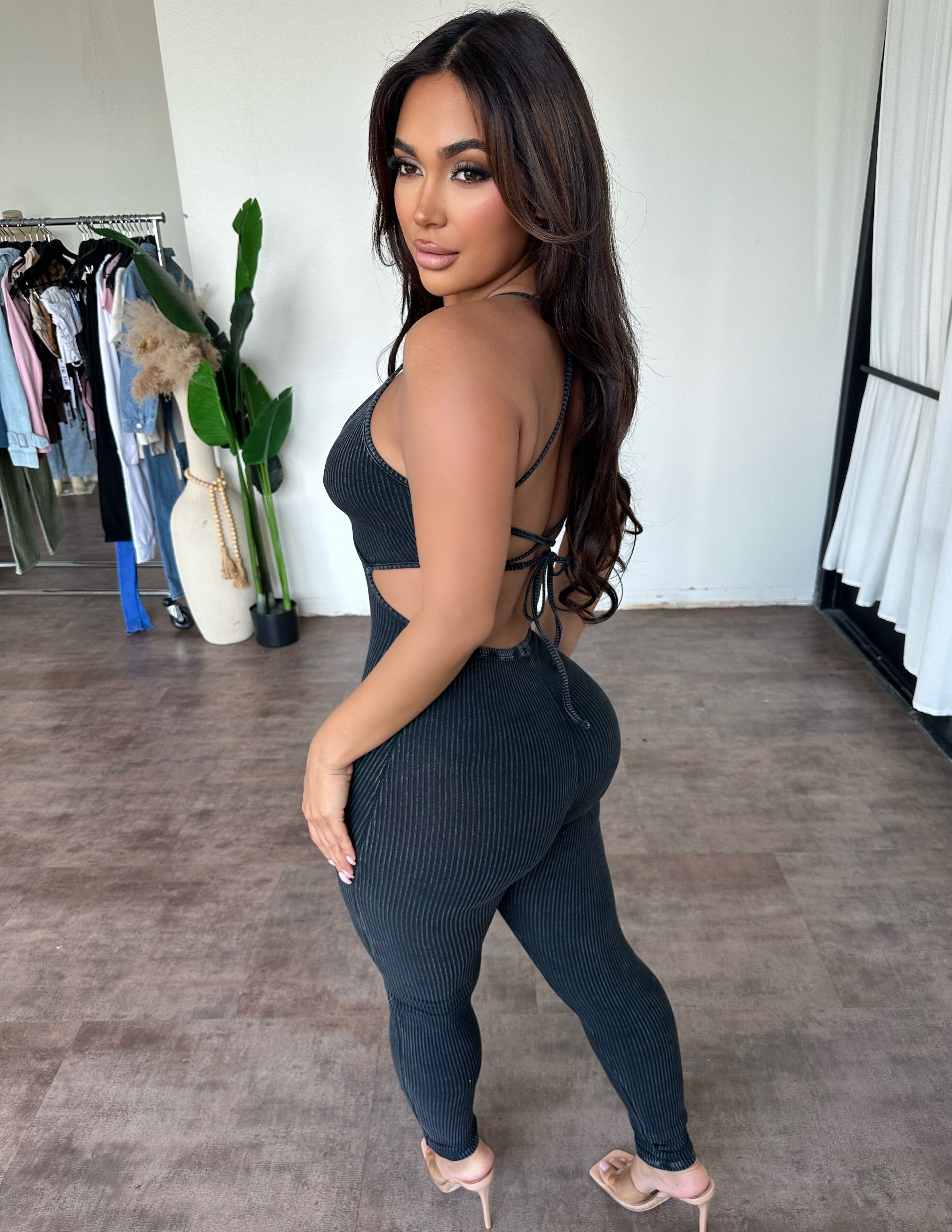 Delilah Jumpsuit (Black) sold by OOTDFash product image thumbnail 2