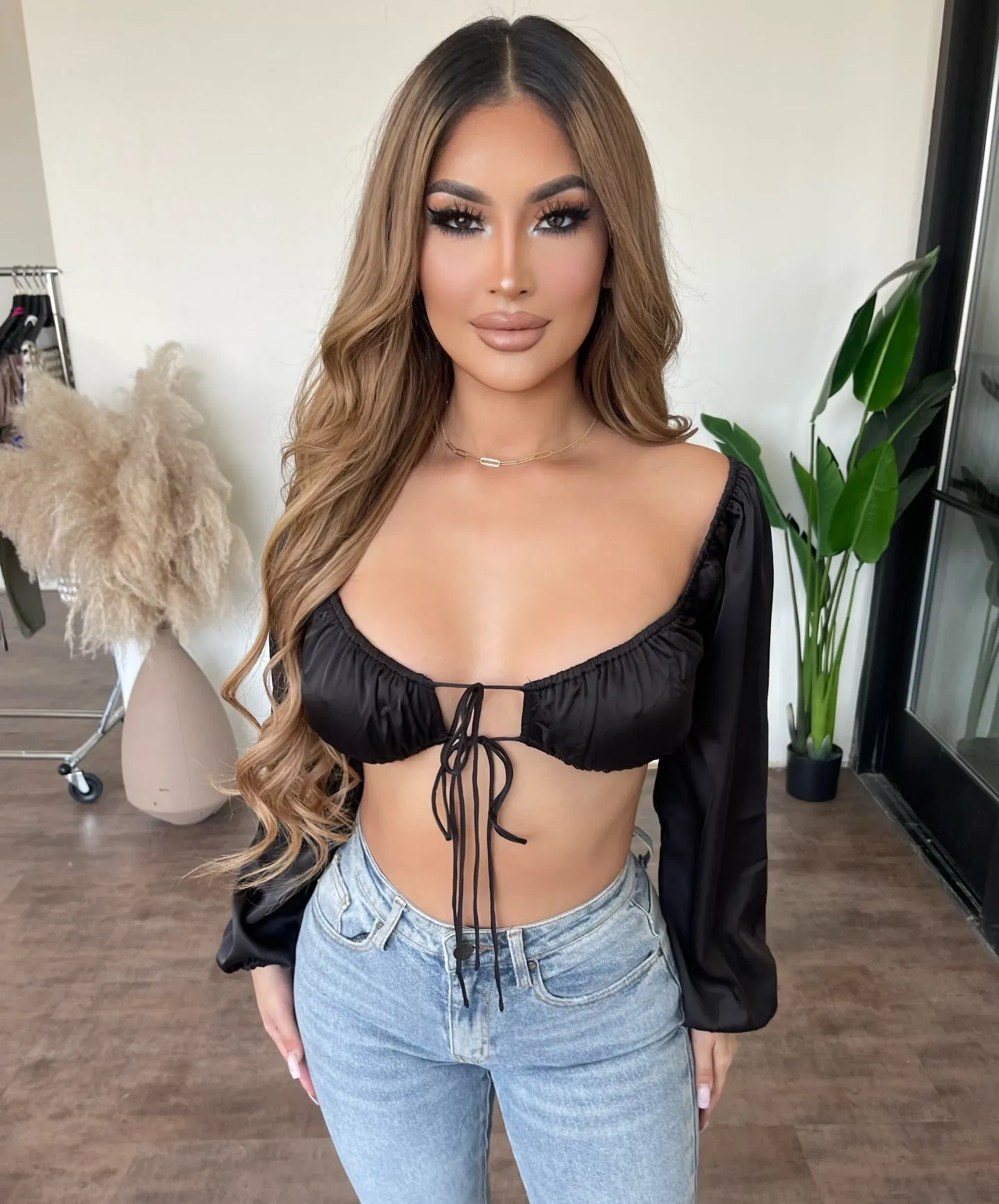 Margot Cropped Top(Black) sold by OOTDFash