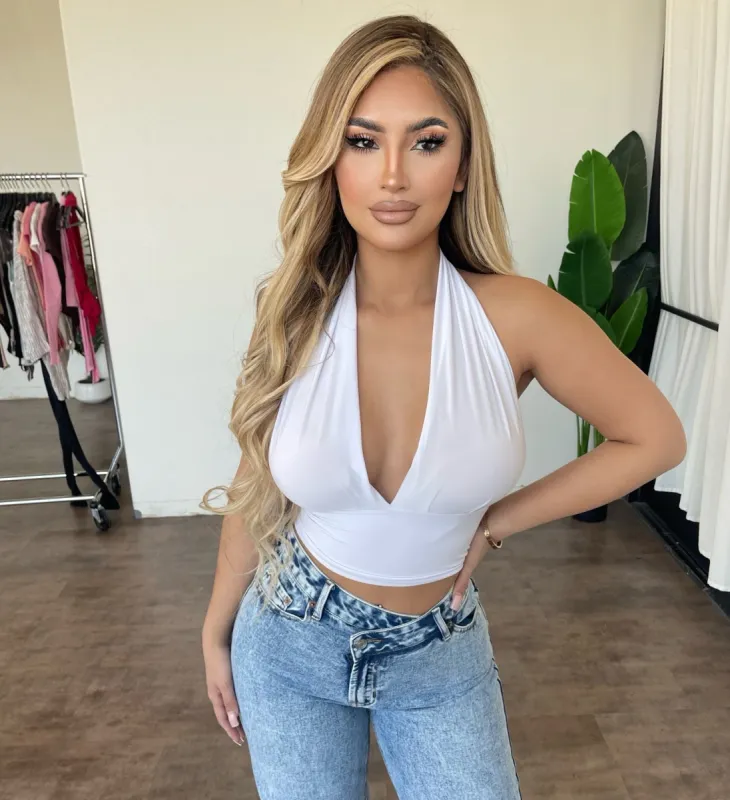 Crystal Top(White) sold by OOTDFash